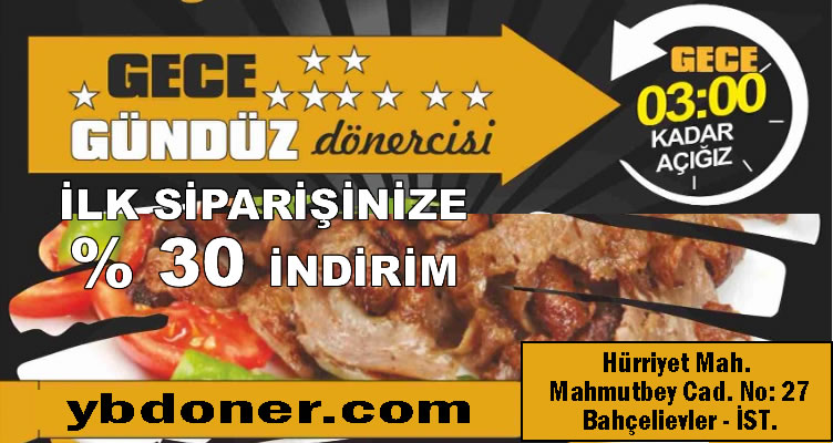 Gece Gündüz Dönercisi | ybdoner.com
